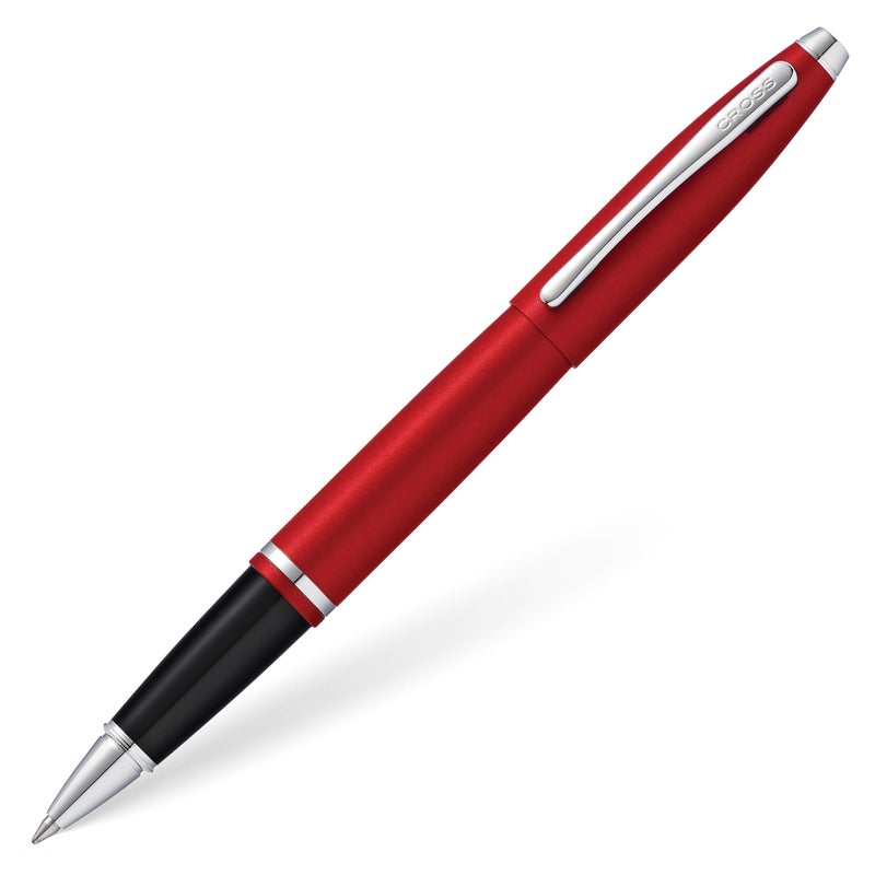 Cross Calais Refillable Rollerball Pen Presented in a Luxury Gift Box - Medium Point, Black Ink, Matte Metallic Crimson - Image 4